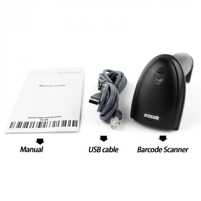 USB RS232 Retail Barcode Scanner Streamline Design High Performance Stand