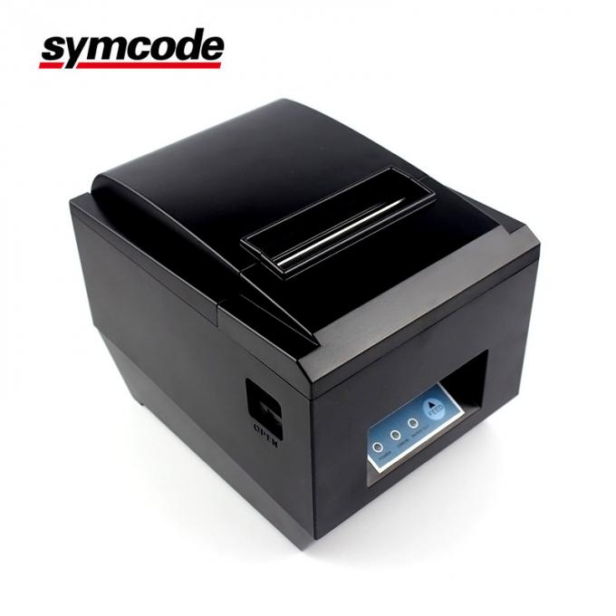 USB Auto Cutter 80mm Thermal Printer Cash Drawer Control For Restaurant